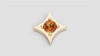 Diamond or Gemstone Twinkle Push-in End for Labret - Gold or Platinum