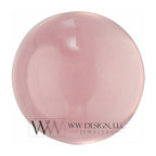 Pink ROSE QUARTZ CABOCHON Genuine Round 5mm 0.58 ct Belly Navel Ring Curved Barbell 14k Gold (Yellow, White, Rose) 14 ga Birthstone Gift