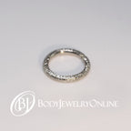 Nose Ring Diamond Cut Sparkly / Cartilage - Gold or Silver - 16 gauge Nose Hoop -VARIETY of Sizes - Earring Helix Tragus Septum Eyebrow Lip Conch