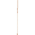 1/8 CTW Diamond Bar Y Necklace 16-18" - 14k Gold (Y, W or R)