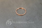 Nose Ring Diamond Cut Sparkly / Cartilage - Gold or Silver - 20 gauge Nose Hoop -VARIETY of Sizes - Earring Helix Tragus Septum Eyebrow Lip Conch