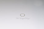 22 gauge Sparkly Diamond Cut Seamless Ring Hoop - 14k, 18k, 22k, 24k Gold (Yellow, White or Rose), Sterling Silver or Platinum