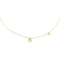 Butterfly Charm Chain Necklace - 14k Yellow Gold