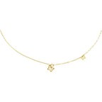 Butterfly Charm Chain Necklace - 14k Yellow Gold