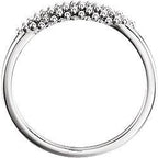 Beaded Ring - Sterling Silver, 14k Gold (Y, W or R), Platinum