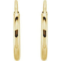 Endless Huggie Hoop Earrings - 14k Gold (Y, W or R) or Sterling Silver 
