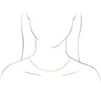 1.95 mm Thin Elongated Flat Link Paperclip Chain  - 14k Gold (Y, W, or R), or Sterling Silver - wwdesignjewelers.com