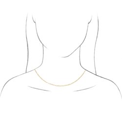 1.95 mm Thin Elongated Flat Link Paperclip Chain  - 14k Gold (Y, W, or R), or Sterling Silver - wwdesignjewelers.com