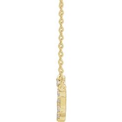 1/6 CTW Diamond Capricorn 16-18" Zodiac Constellation Necklace - 14k Gold (Y, W or R) - wwdesignjewelers.com