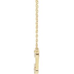 1/10 CTW Diamond Aquarius 16-18" Zodiac Constellation Necklace - 14k Gold (Y, W or R) - wwdesignjewelry.com