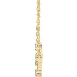 1/6 CTW Diamond Virgo 16-18" Zodiac Constellation Necklace - 14k Gold (Y, W or R) - wwdesignjewelry.com