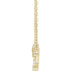 1/8 CTW Diamond Libra 16-18" Zodiac Constellation Necklace - 14k Gold (Y, W or R) - wwdesignjewelry.com