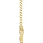 1/8 CTW Diamond Cancer 16-18" Zodiac Constellation Necklace - 14k Gold (Y, W or R) - wwdesignjewelers.com