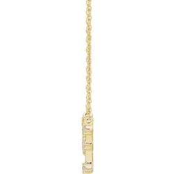 1/8 CTW Diamond Pisces 16-18" Zodiac Constellation Necklace - 14k Gold (Y, W or R) - wwdesignjewelry.com