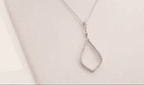 14K Gold 1/4 CTW Diamond 18" Necklace - 14k White, Rose or Yellow Gold - WW Design, LLC