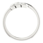 Negative Space Arrow Ring - Sterling Silver, 14k Gold (Y, W or R), Platinum