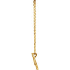 0.05 CTW Diamond Double Leaf Necklace - 14k Gold (Y, W or R), or Platinum, Sterling Silver