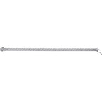 5mm Round Cubic Zirconia Line Tennis Bracelet - Sterling Silver