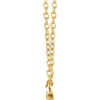 Petite Straight Bar Necklace 16-18" - 14k Gold (Y, W or R), or Sterling Silver