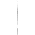 Triangle Necklace 18" - 14k Gold (Y, W or R)