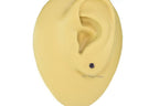 PAIR Genuine BLACK DIAMOND Earrings Studs 2.5mm 0.14tcw Martini 14k Solid Gold (Yellow, Rose or White) Platinum, Silver Cartilage Helix