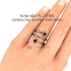 Spiral Twisted Heart Genuine Diamond 0.4Ctw Ring Fgh Vs Two Stone - 14K 18K Gold (Y W R) Platinum