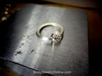 Scroll Cut-Out Captive Bead Ring - 14 ga Hoop - Sterling Silver
