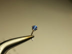 Blue Sapphire 2mm Nose Stud - AAA-Grade - Gold or Platinum - Nose, Helix, Tragus, Lobe or Cartilage