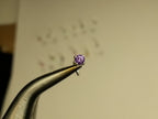 Amethyst 2mm Nose Stud - AAA-Grade - Gold or Platinum - Nose, Helix, Tragus, Lobe or Cartilage