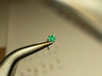 Emerald 2mm Nose Stud - AAA-Grade - Gold or Platinum - Nose, Helix, Tragus, Lobe or Cartilage