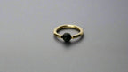 Spinel Faceted Captive Bead Ring - 14 ga Hoop - 14k Gold (Y, W, or R), Sterling Silver, or Platinum